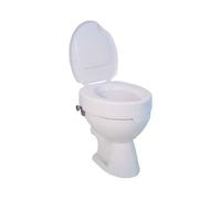 Drive Medical Rehausseur de toilettes avec couvercle, Ticco 2 G, Blanc