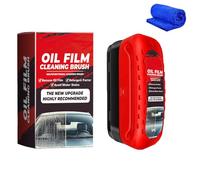 Drivecarjoy Glass Cleaning Board, Bloame Glass Cleaning Board for Windshield, Invisposture Glass Cleaner, Automotive Oil Film Cleaning Brush, Universal Glass Cleaning Wipe Board, for Car Window (1Set)