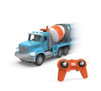 Driven by Battat - Camion à béton télécommandé pour enfants - Jouet voiture avec lumières et sons - Pièces mobiles - 3 ans + - Micro Cement Truck R/C