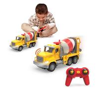 DRIVEN by Battat - Camion à ciment télécommandé, 18 cm - Véhicule de construction pour enfants - 3 ans et +