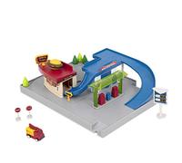 DRIVEN by Battat - Ensemble Station-service et restaurant Drive-Thru - Accessoires pour voitures jouets pour enfants - Ensemble de 5 pièces avec camion alimentaire jouet - 3 ans et +