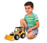 Driven By Battat Tractopelle De Taille Moyenne Jouet Camion Avec Pelle Bras D Excavation Et Sons Camions Et Jouets De Construction Enfants De 3 Ans Et Plus