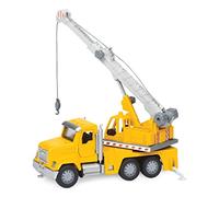 DRIVEN by Battat - Micro Crane Truck - Toy Crane Truck with Lights Sounds and Movable Parts for Kids Age 3+ Multicolore