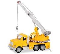 DRIVEN by Battat - Micro Crane Truck - Toy Crane Truck with Lights Sounds and Movable Parts for Kids Age 3+ Multicolore G