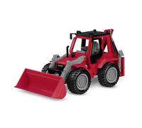 Driven by Battat - Pelleteuse Rouge, 36 cm - Jouet Pelleteuse pour Enfants - Camion Pelle Jouet - Pièces Mobiles - 3 Ans et +