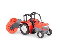 Driven by Battat Tracteur Jouet avec houe rotative Amovible | Comprend 2 pièces au total : 1 tracteur et 1 houe rotative amovible, lumières et sons, jeu d’imitation à la ferme, 3 ans et +
