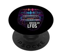 Driven by LFOs Synth Electronic Music Producer PopSockets PopGrip Adhésif
