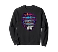 Driven by LFOs Synth Electronic Music Producer Sweatshirt