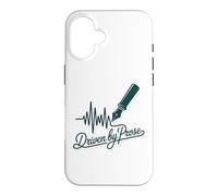 Driven by Prose Stylo Plume Heartbeat Writer Auteur Coque pour iPhone 16