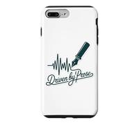 Driven by Prose Stylo Plume Heartbeat Writer Auteur Coque pour iPhone 7 Plus/8 Plus