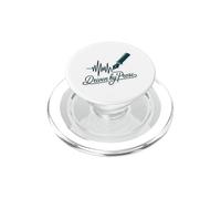 Driven by Prose Stylo Plume Heartbeat Writer Auteur PopSockets PopGrip pour MagSafe