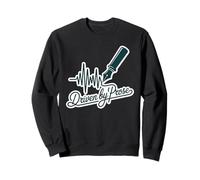 Driven by Prose Stylo Plume Heartbeat Writer Auteur Sweatshirt