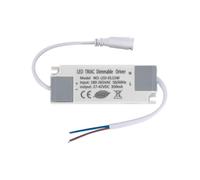 Driver Dimmable TRIAC 180-265V Sortie 27-42V DC 350mA 15W No Flicker Dimmable TRIAC