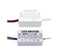 Driver LED 1-3 W, 3-5 W, 4-7 W, 8-12 W, 12-18 W, 18-25 W, 25-36 W for alimentation LED, transformateur d'éclairage AC85-265 V, accessoires, blanc(3-5W,300MA_85-265V)