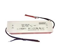 Driver LED LPV-100 5V 12V 15V 24V 36V 48V DC 100W Transformateur de barre lumineuse LED étanche IP67 Alimentation à découpage(LPV-100-24 24V)
