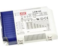 Driver LED MW Mean Well LCM-60 2-90/2-90/2-86/2-67/2-57/2-42 V/DC 500/600/700/900/1050/1400 mA