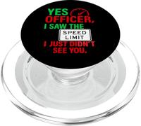 Driver Police Mechanic Humour Meme Funny Sarcastic Saying PopSockets PopGrip pour MagSafe