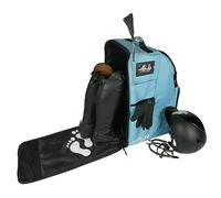 Driver13 Sac à dos de luxe pour bottes d'équitation ou bottes d'équitation avec compartiment pour casque (Aruba Blue)