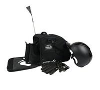 Driver13 Sac à dos pour bottes d'équitation/bottines d'équitation - Sac de luxe avec compartiment pour casque - Noir