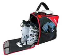 Driver13 Sac pour Chaussures/Chaussures de Ski avec Compartiment Casque (bootbag) pour Chaussures de Ski et Boots de Snowboard (Noir/Rouge)