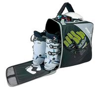Driver13 Sac pour Chaussures/Chaussures de Ski avec Compartiment Casque (bootbag) pour Chaussures de Ski et Boots de Snowboard (Noir/Gris)