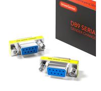 DriverGenius Adaptateur DB9 Série - Adaptateur 9-Pin RS232 (Femelle/Femelle) pour Transfert De Données RS232/Série (RS232F2F-2A, 2 Pièces/Pack)