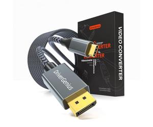 DriverGenius Câble 8K USB-C vers DisplayPort 1.8M - Convertisseur USB Type-C à DP1.4 (DP Alt Mode) pour Moniteur, 7680x4320 [8K@60Hz / 4K@144Hz, HDR]