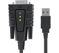 Drivergenius Serialedgex Série Convertisseur Usb Vers Rs232 Série (Db9) Avec 3 X Leds De Surveillance - Compatible Avec Windows 11 Et Macos 15¿Usb232A-B-A, 4 Pièces/Paquet¿[Z3281]