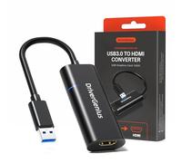 DriverGenius ViewX-Uni Convertisseur USB 3.0 vers HDMI (Lot de 1) | Carte Graphique Externe par USB, Convertisseur Vidéo/Audio 1080p pour Bureautique et Analyse de Données (Windows11 & macOS15)