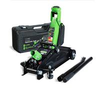 DriveUpTools - Cric roulant hydraulique de 2 tonnes avec étui de transport - Plage de levage de 13,5 à 34 cm - Cric de voiture compact et robuste pour voitures et SUV - Outil fiable de 2000 kg pour