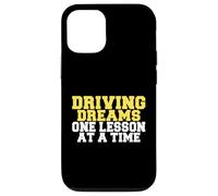 Driving Dreams One Leçon à la Fois Instructeur de Conduite Coque pour iPhone 12/12 Pro