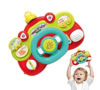 Driving Learning Educational Toy - Interactive Steering Wheel Toy | Musical Steering Wheel Toy | Pretend Car Steering Wheel for Boys and Girls | Toddler Musical Driving Toy with Light and Sound,