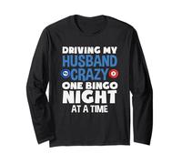 Driving My Husband Crazy Bingo Player One Bingo Night Manche Longue