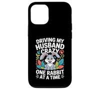 Driving My Husband Crazy One Rabbit at A Time Funny Coque pour iPhone 12/12 Pro