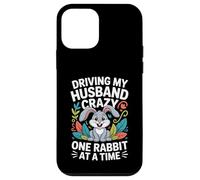 Driving My Husband Crazy One Rabbit at A Time Funny Coque pour iPhone 12 Mini