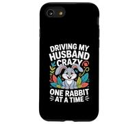 Driving My Husband Crazy One Rabbit at A Time Funny Coque pour iPhone SE (2020) / 7/8