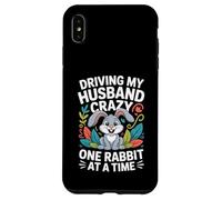 Driving My Husband Crazy One Rabbit at A Time Funny Coque pour iPhone XS Max