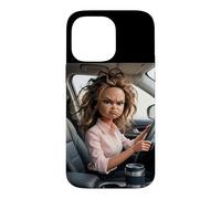 Driving to Work Meme Funny Coque pour iPhone 14 Pro Max