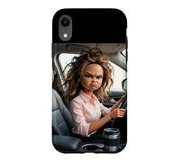Driving to Work Meme Funny Coque pour iPhone XR
