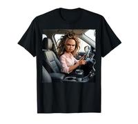 Driving to Work Meme Funny T-Shirt