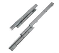 Drivstraw 1 paire de glissières de tiroir au sol à fermeture douce en acier laminé à froid, capacité de 40 kg, extension complète, fonctionnement silencieux en trois étapes avec (400 mm)