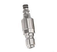 Drivstraw Adaptateur anti-enchevêtrement à connexion rapide de 1,9 cm pour nettoyeur haute pression Karcher | Connecteur de tuyau à haut débit en acier inoxydable avec design pivotant pour éviter les
