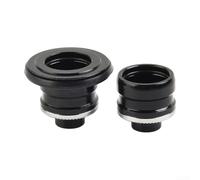 Drivstraw Adaptateur de moyeu de vélo à dégagement rapide vers axe traversant, embout en alliage d'aluminium avant M9 à 15 mm 100 mm, arrière M10, à 12 mm, 135 à 142 mm, conversion de 8 à 12 vitesses