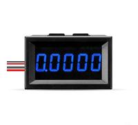 Drivstraw Ampèremètre numérique LED DC à 5 chiffres de 0,91 cm | Compteur de courant à quatre fils 0-3 A avec protection contre l'inversion | Jauge de panneau compact pour surveillance des puissances