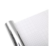 Drivstraw Autocollant en vinyle chromé effet miroir pour voiture - 20 x 152 cm - Graphique PVC pour extérieur automobile - Résistant aux intempéries - Facile à couper