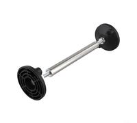 Drivstraw Barre de support télescopique pour armoire et évier, hauteur réglable de 23 à 45 cm, capacité de 300 kg, cadre en métal avec base en nylon, poteau de fixation stable pour (30-45 cm)