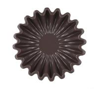 Drivstraw Bol décoratif pour décoration d'intérieur - Bol de table basse en résine avec lotus rainuré pour feuille pour bord - Convient pour le salon, la bibliothèque ou (noir S)