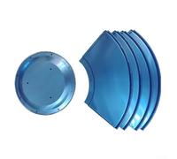 Drivstraw Bouclier réflecteur de chauffage de terrasse en aluminium pour chauffe-gaz verticaux en forme de parapluie - Housse de rechange en dôme réfléchissant la chaleur avec construction résistante