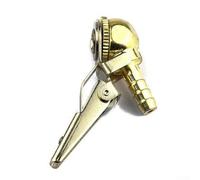 Drivstraw Buse de gonflage de pneu en laiton avec entrée FNPT de 6,35 mm, valve à bille à débit fermé pour vélos, motos, voitures, bus et camions - Pression maximale de 150 PSI (Argent)