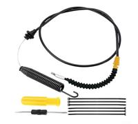 Drivstraw Câble d'engagement de pont en acier inoxydable pour tondeuses autoportées Troy- et Craftsman - Cordon de traction de rechange compatible avec 106,7 cm et 116,8 cm pour poney, bronze, LT